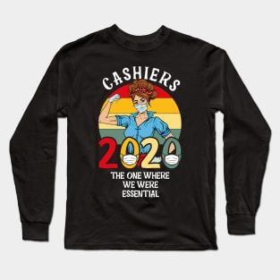 Cashiers - 2020 The One Where We Were Essential Long Sleeve T-Shirt